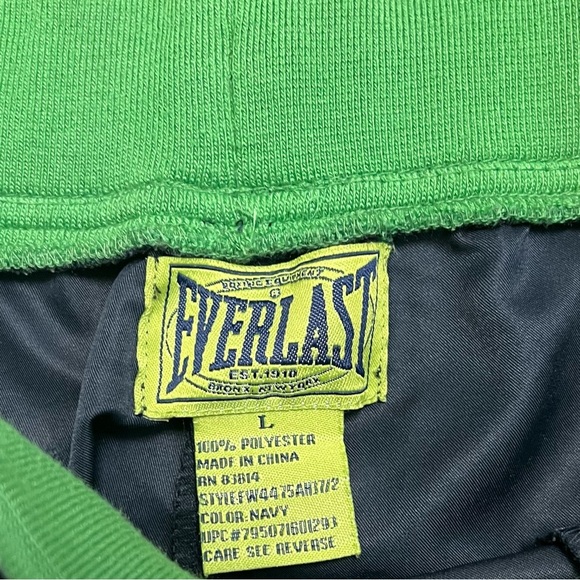 Vintage/retro Everlast track pants. Elastic waist, drawstring. Large EUC - Picture 5 of 7